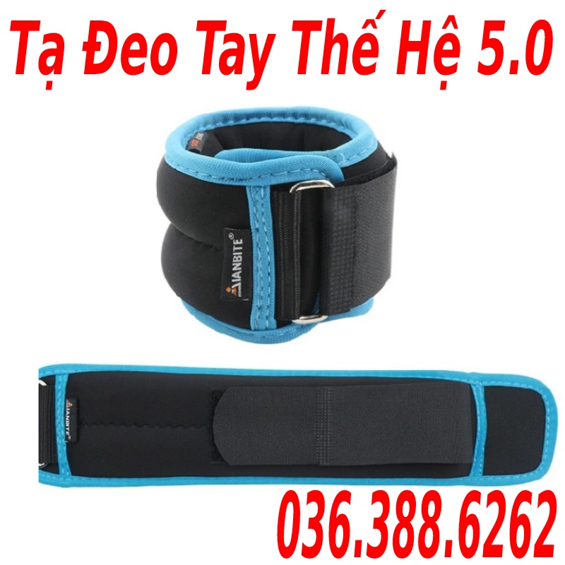 Tạ đeo tay chân tập gym phiên bản bi sắt siêu êm 4kg/đôi=2kg/bên thế hệ tạ chân tập khinh công, xà đơn, vật lý trị liệu