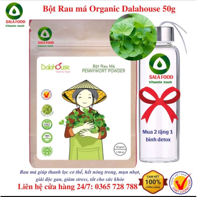 Bột rau má Quảng Thanh sấy lạnh nguyên chất (KHÔNG ĐƯỜNG)