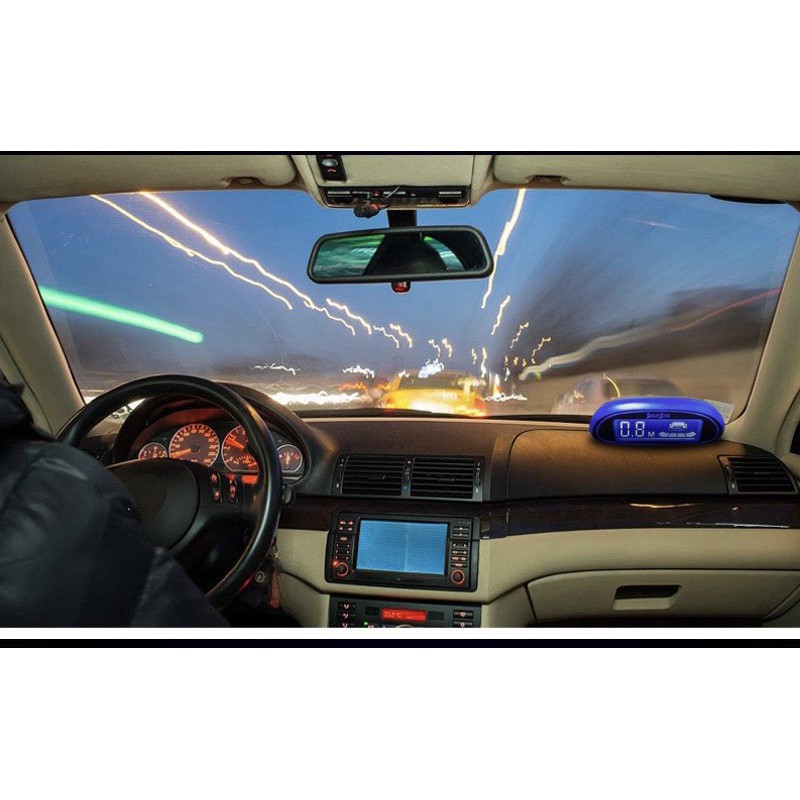 Bộ cảm biến lùi ô tô 4 mắt màn hình LCD cao cấp