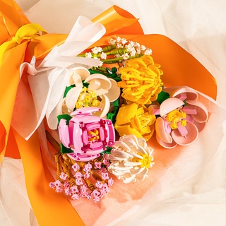 Bộ Đồ Chơi Lắp Ráp Bó Hoa Hồng Độc Đáo