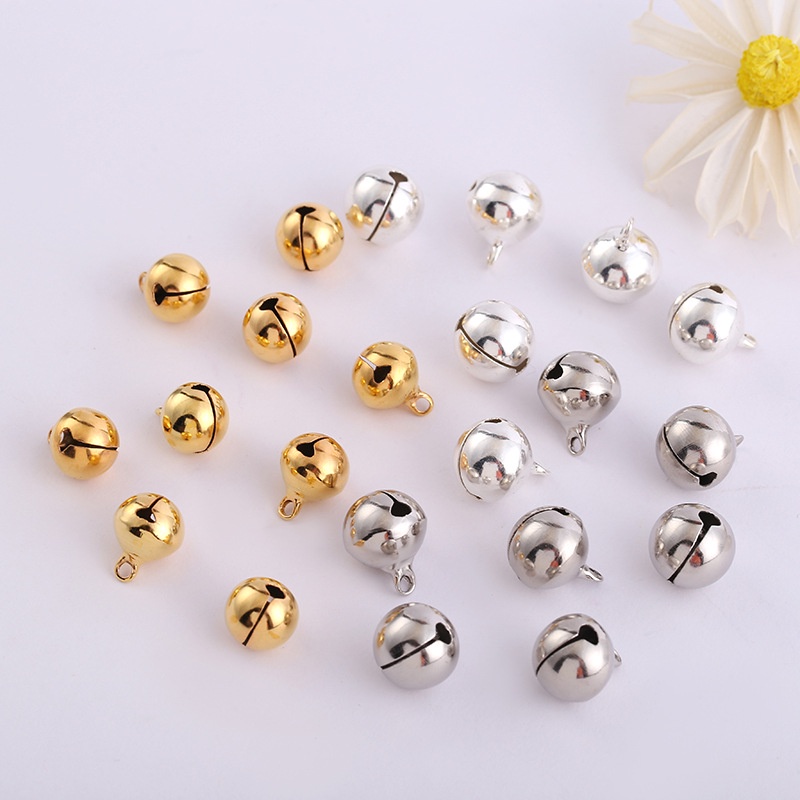 5-10 chuông treo 6mm đến 10mm nguyên liệu làm trâm làm trang sức cổ trang cosplay cổ phục có màu KC