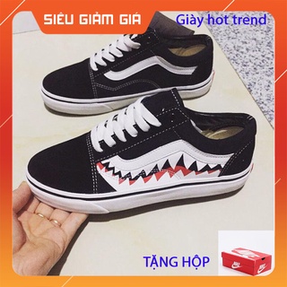 Giày thể thao vans old skool cá mập,giày vns cá mập old cho nam nữ thời trang giá rẻ