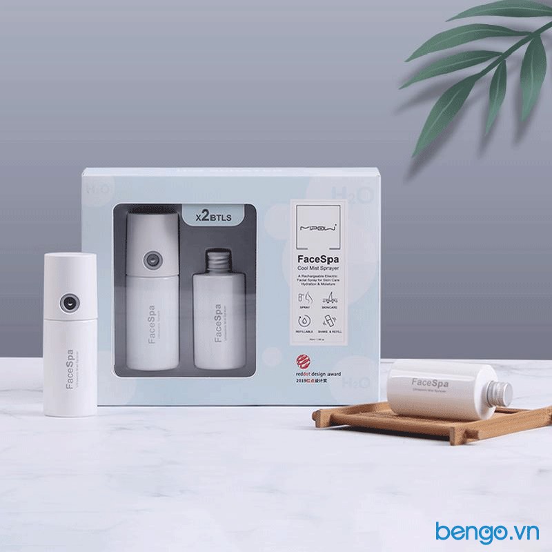Máy phun sương Mipow FaceSpa chăm sóc và làm mát da mặt - BI300