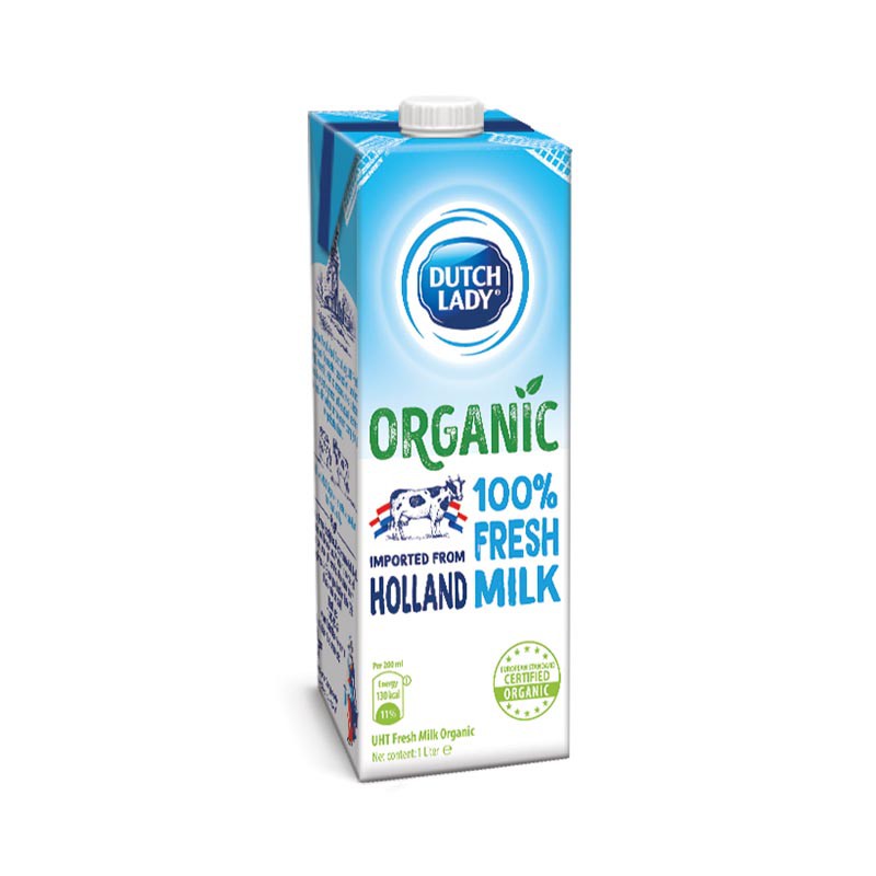 Hộp Sữa Tươi Tiệt Trùng Dutch Lady Organic (1L)