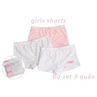 Set 3 quần chip đùi bé gái hàng Nhật