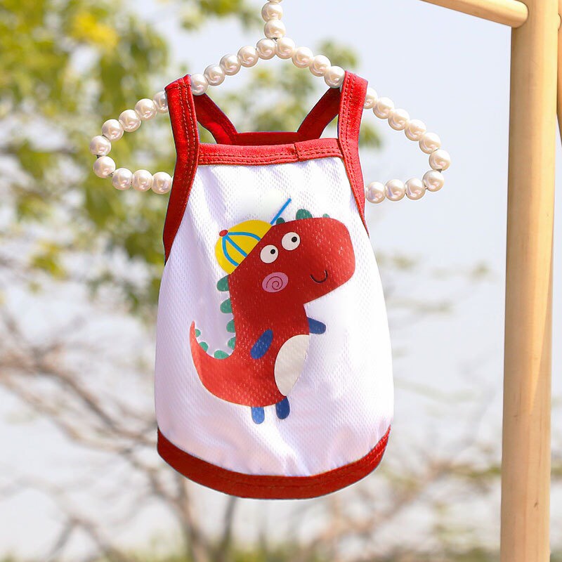 Áo tank top muà hè dành cho chó và mèo  - Áo thun 2 dây croptop mùa hè nhiều màu sắc kiểu dáng cho thú cưng