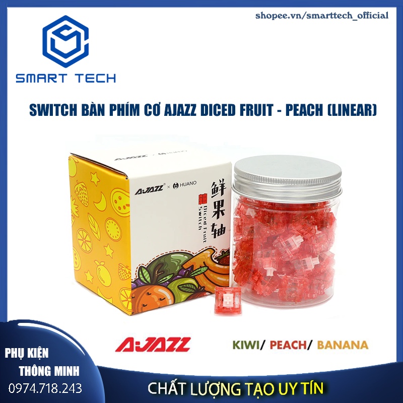 Switch bàn phím cơ Ajazz: Peach  - Switch Ajazz Huano