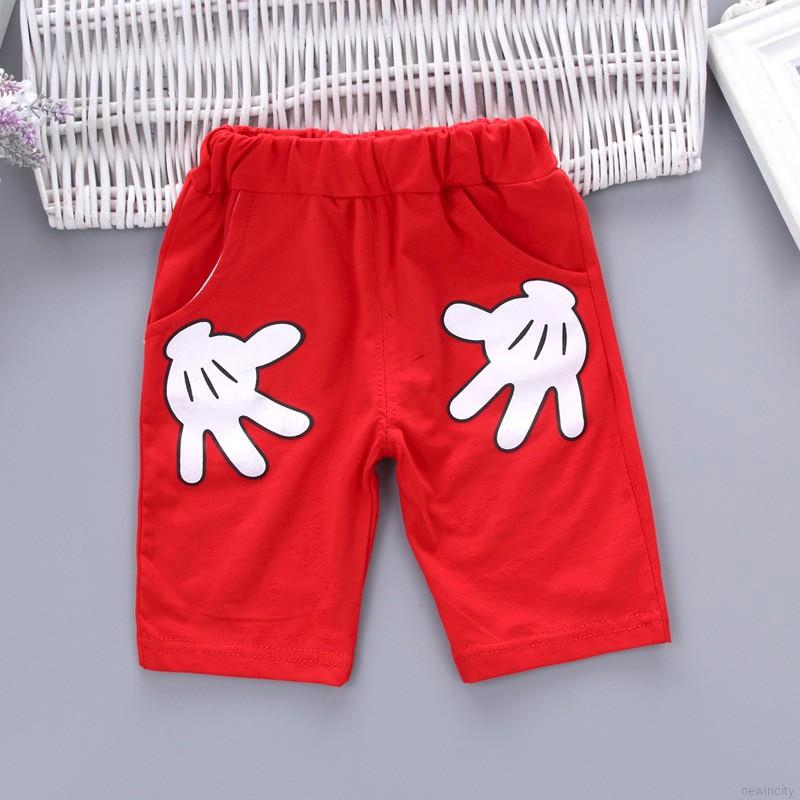 Set áo thun tay ngắn &amp; quần short cho bé trai &amp; gái