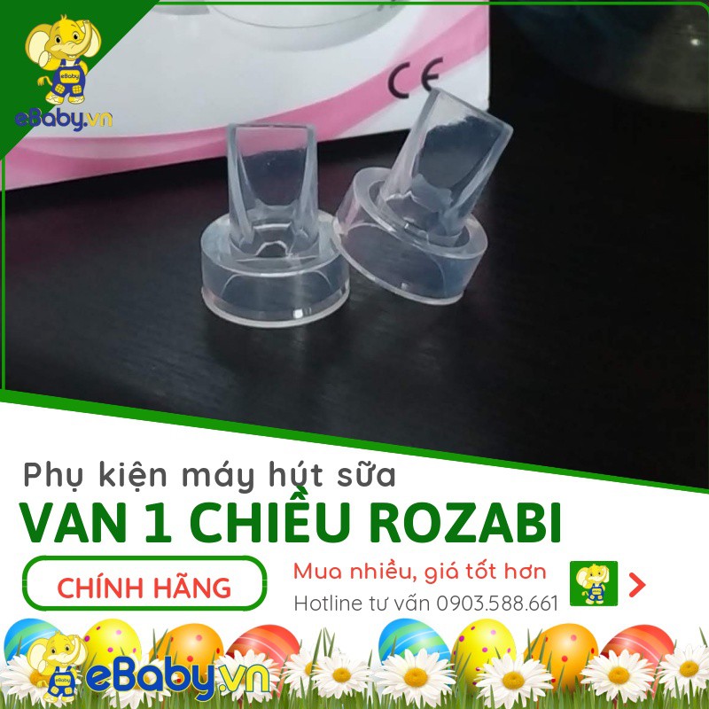 [KHÔNG HỞ] Van chân không một chiều - Lưỡi gà máy hút sữa Rozabi (Deluxe, Deluxe Plus, Basic, Compact)