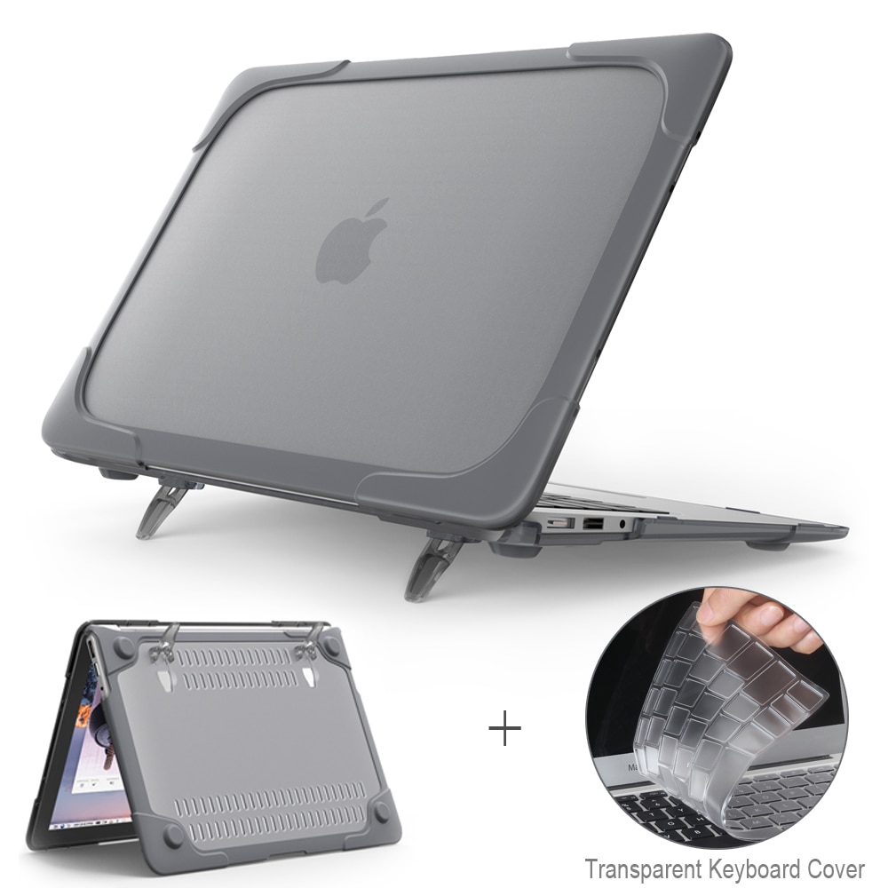 Vỏ Bọc Chống Sốc Có Thể Gập Lại Cho Macbook Air Pro Retina 11 12 13 15 16 inch 2018 2019 2020