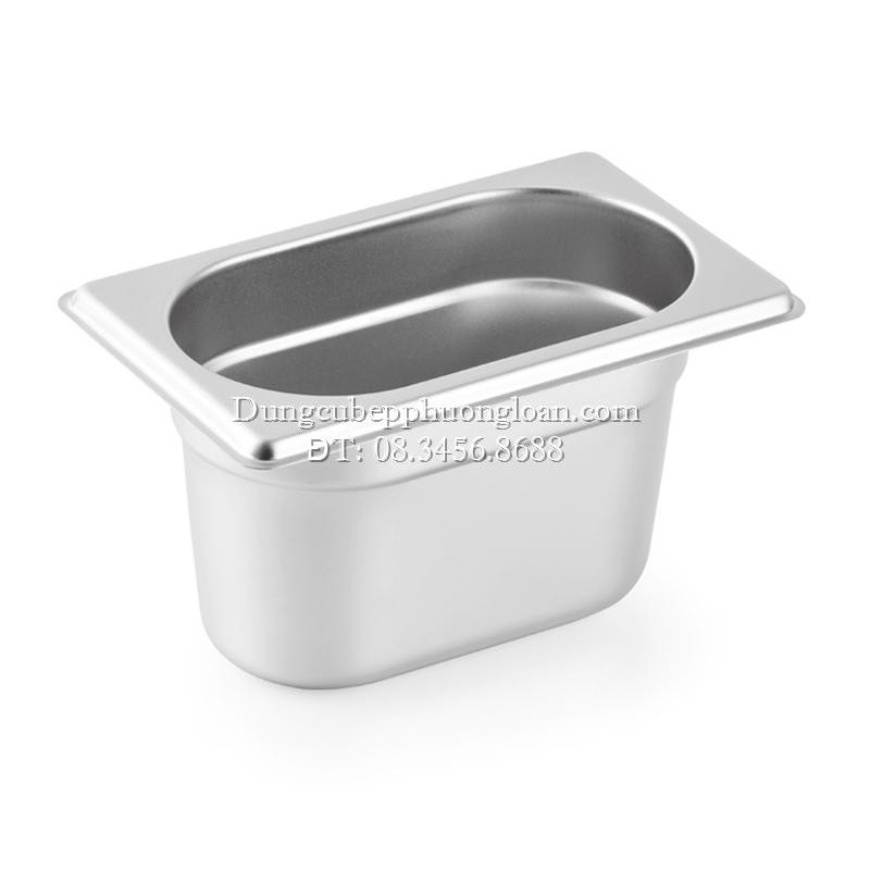 Khay đựng Topping Inox 1/9 có nắp