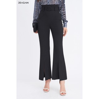 [Nhập WABR152 giảm 10% đơn 250K]Quần Âu Xẻ Gấu 20AGAIN thiết kế công sở trẻ trung QOA1254