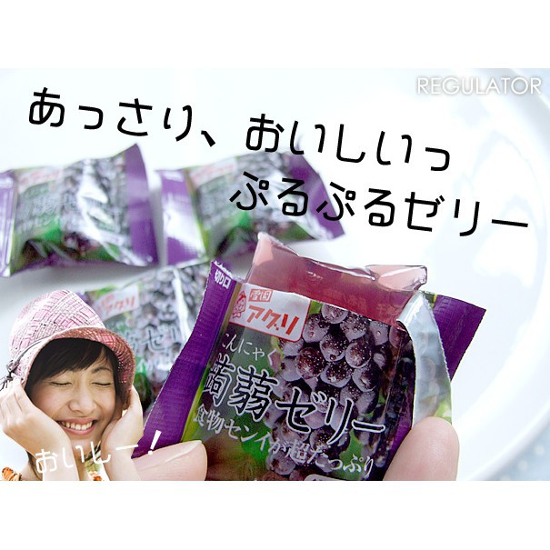 Thạch trái cây Konjac Jelly Aguri gói 115gr