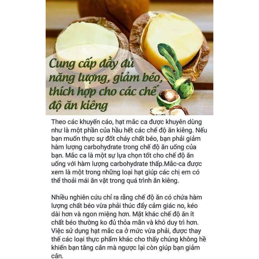 Hạt macca nhập khẩu Úc 500g Viet Healthy, giàu Vitamin B1, magie, cải thiện tiêu hóa, thần kinh, xương khớp, làm đẹp da,