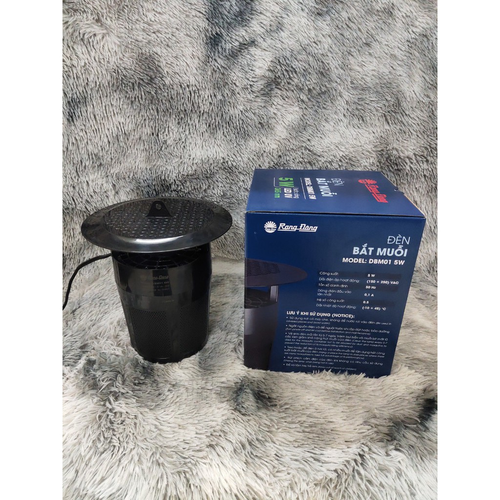 Đèn Bắt Muỗi Công Suất 5w Cao Cấp Loại 1 Chính Hãng Rạng Đông DBM01 5W