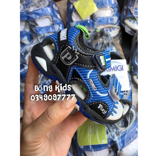 Sandal Bé Trai Play Xanh Blue