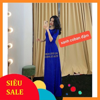 MẪU HOT NHẤT-⚡Áo Dài Dáng Truyền Thống Loại 2 Tà Giá Rẻ