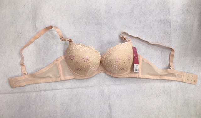 Áo ngực (8340) mút dày ren hoa văn nổi