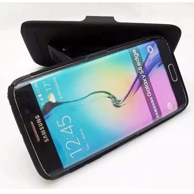 Ốp điện thoại nhựa thiết kế độc đáo có giá đỡ tiện dụng cho Samsung Galaxy S7 S6 edge plus S5