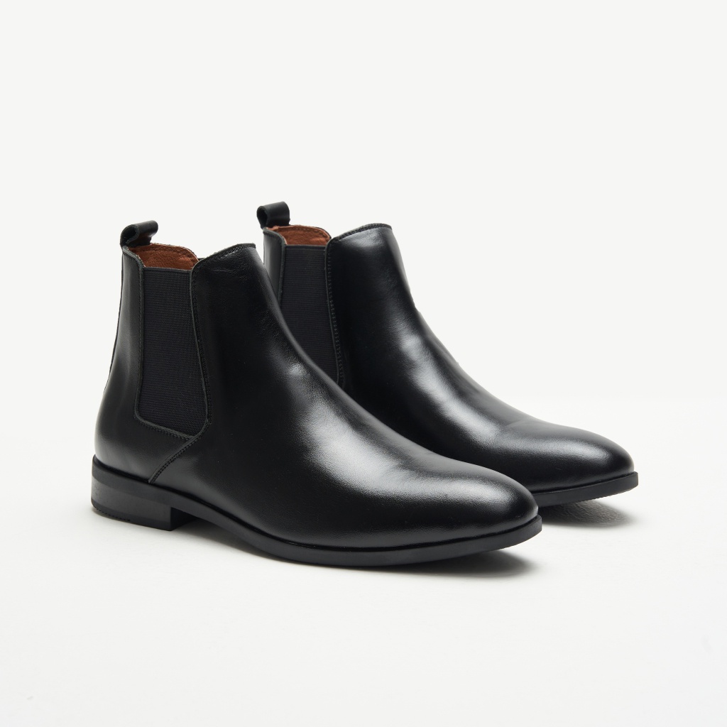 Giày Nam Chelsea Boot Da Bò Nhập Khẩu KRIK Tăng Chiều Cao Thiết Kế Basic Trẻ Trung Dễ Phối Đồ GN9013