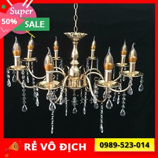 Đèn Chùm nến trang trí 8 tay siêu sang