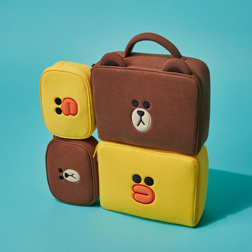 Ví Đựng Tiền Xu Hình Gấu Nâu Hoạt Hình Dễ Thương