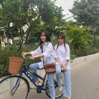 SƠ MI TRẮNG OVERSIZE