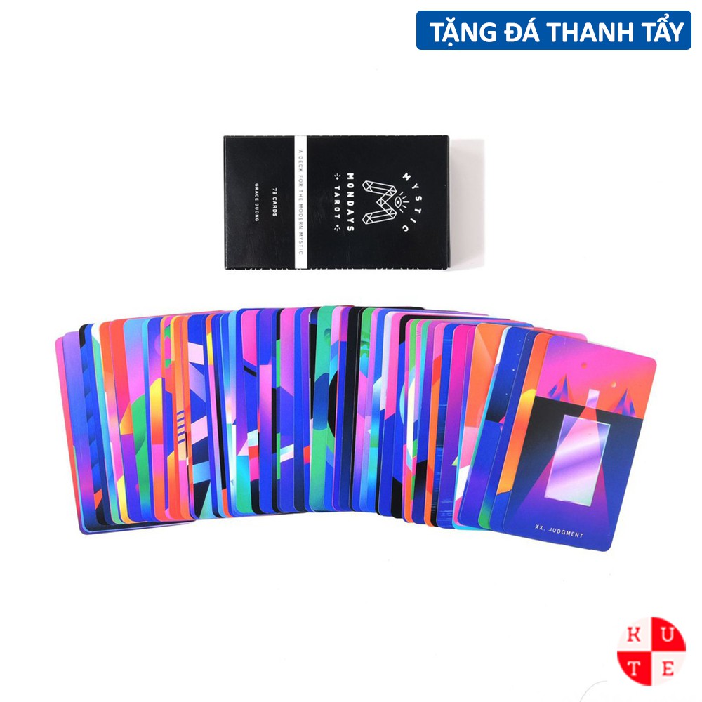 Bài Tarot Mystic Mondays 78 Lá Bài Tặng File Tiếng Anh Và Đá Thanh Tẩy C9