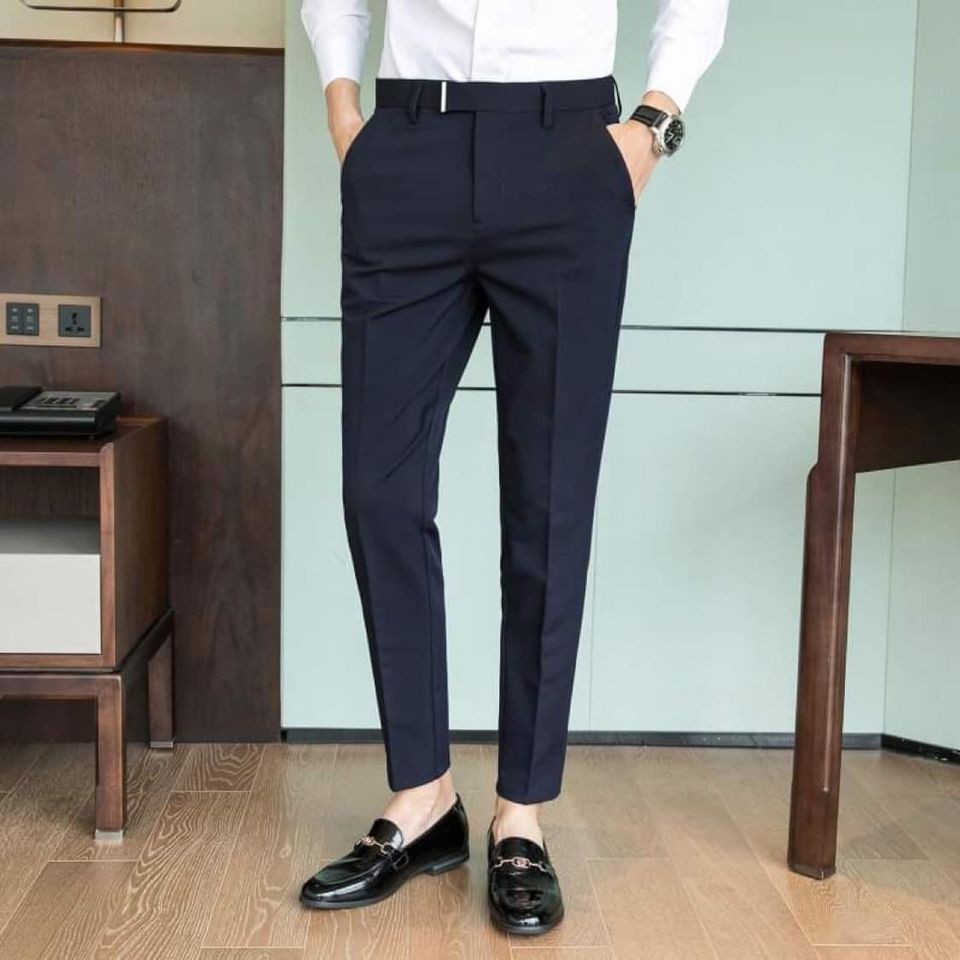 Mẫu Mới Về : Quần tây mix kẹp cao cấp 2 màu Đen + XÁM và Xanh Than ( có video ) | BigBuy360 - bigbuy360.vn
