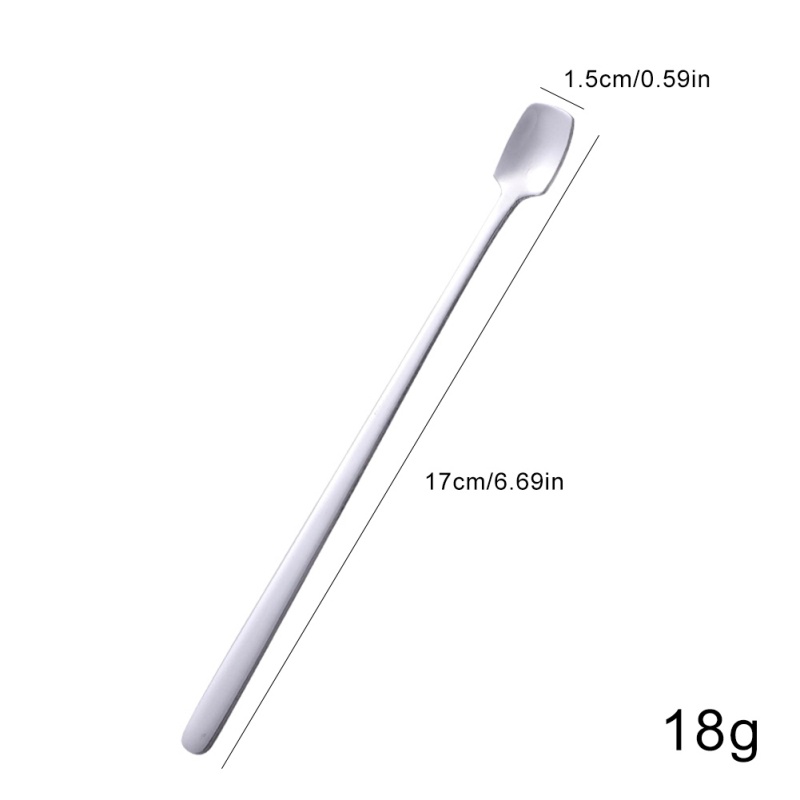 Muỗng cà phê cán dài bằng inox cao cấp