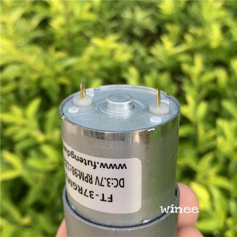 Motor giảm tốc bánh răng kim loại 37RGM530 3V - 7.4V tốc độ 88 - 196RPM chất lượng cao