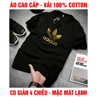 Áo thun xuất khẩu in hình Adidas