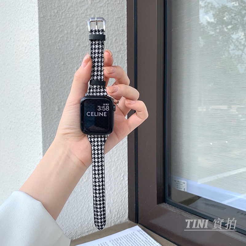 Dây Đeo Vải Canvas 38/40mm 41 42 44mm 45mm Dành Cho Đồng Hồ Thông Minh Apple Watch 7 SE 6 5 4 3