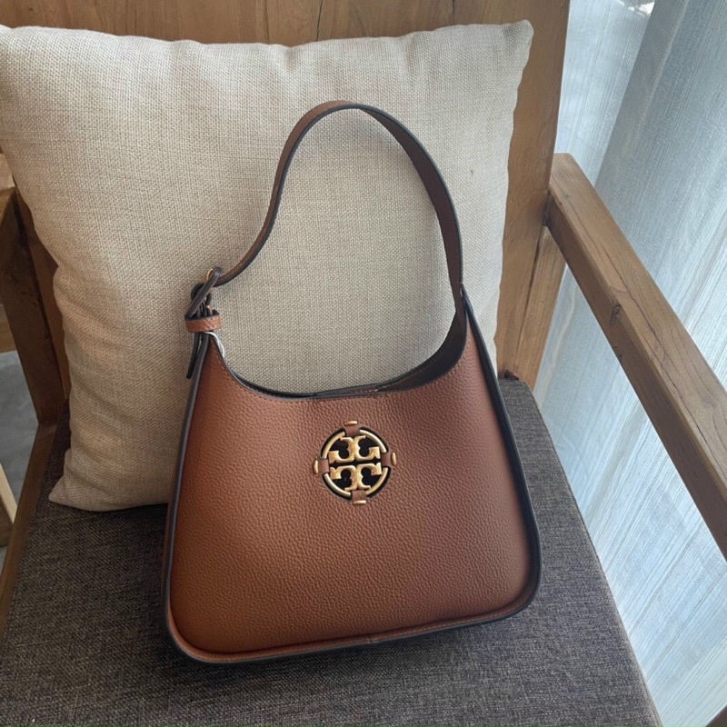 Túi đeo chéo nữ Tory Burch Miller Classic hobo bag da thật công  sở, đi làm, đi học, trơn màu mới 100%
