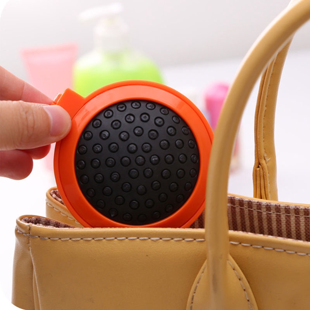 Lược Chải Tóc Kèm Gương Có Thể Gấp Gọn 4 Màu Sắc Tùy Chọn