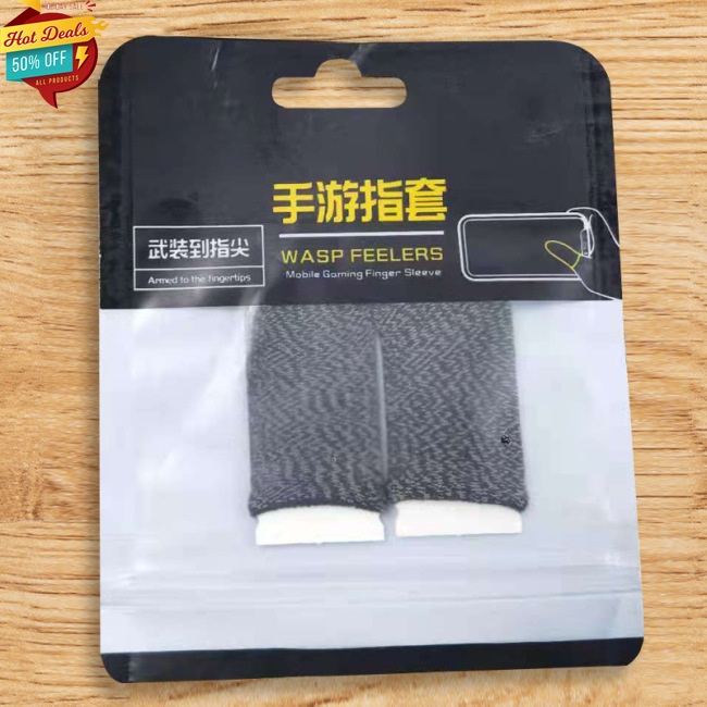 1 Cặp Bao Ngón Tay 18 Ngón Chơi Game Siêu Mỏng Thoáng Khí Bằng Sợi Đồng