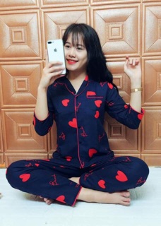 Bộ pijama nữ chất lụa mềm