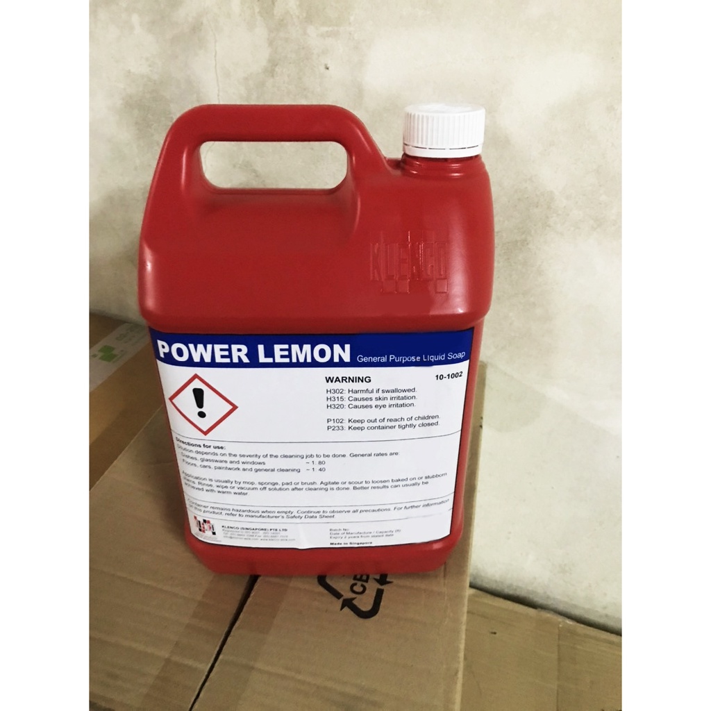 Nước lau sàn POWER LEMON 5L KLENCO
