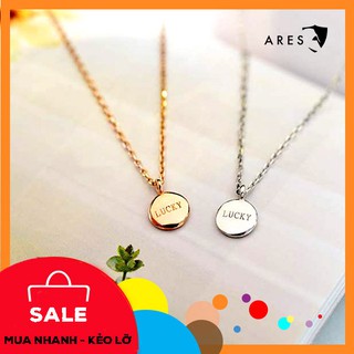 Dây Chuyền Nữ Lucky May Mắn Mạ Bạc S92.5, Màu Vàng Hồng Mạ Vàng 18K