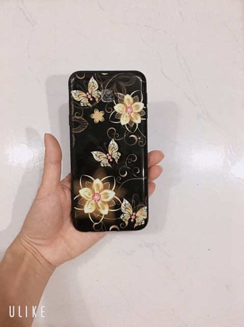 Ốp hoa bướmm nền đen sam sung J4+,J4 Plus, J4 Core