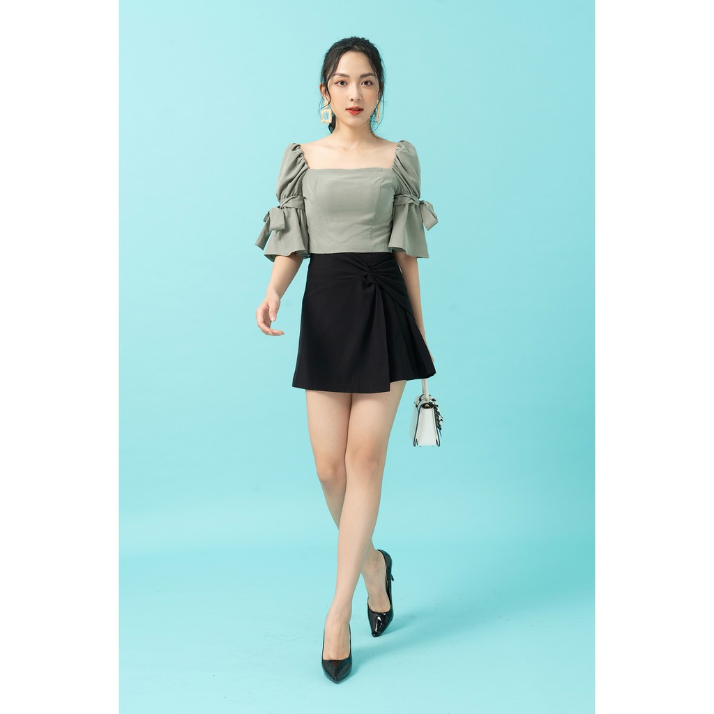 Áo sơ mi buộc nơ tay 20AGAIN ASW1053