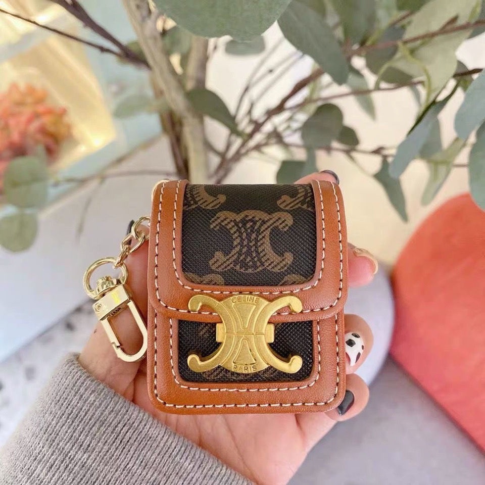 Vỏ bảo vệ hộp sạc tai nghe airpods 1 2 pro 3 pro bluetooth không dây hình túi xách