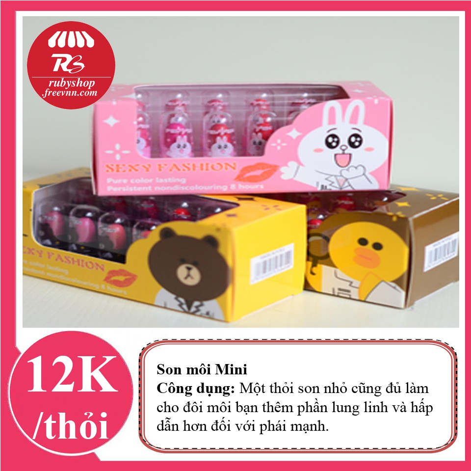 [XẢ HÀNG NGHỈ BÁN] Son môi Mini