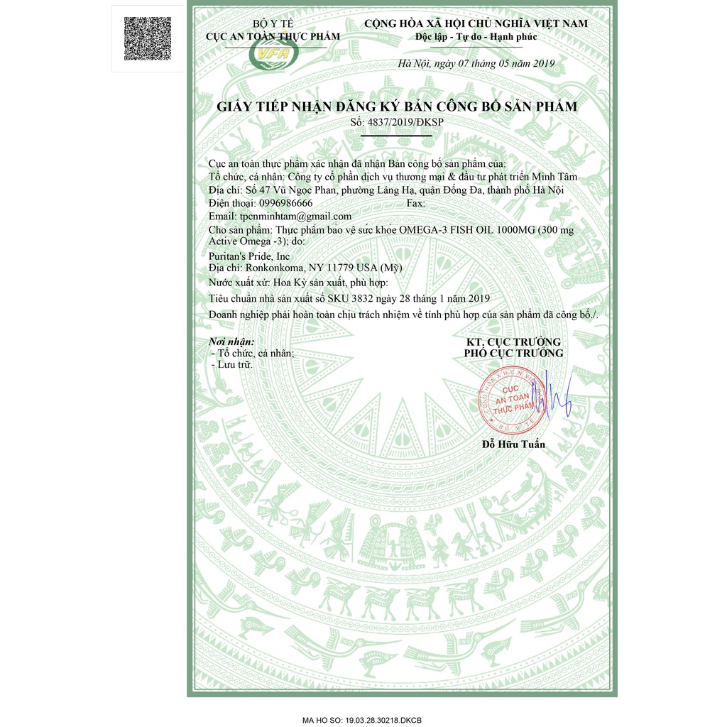 Dầu cá bổ sung EPA DHA bổ mắt, não, tim mạch, tăng cường hệ miễn dịch Puritan's Pride Omega-3 Fish Oil 1000mg | BigBuy360 - bigbuy360.vn