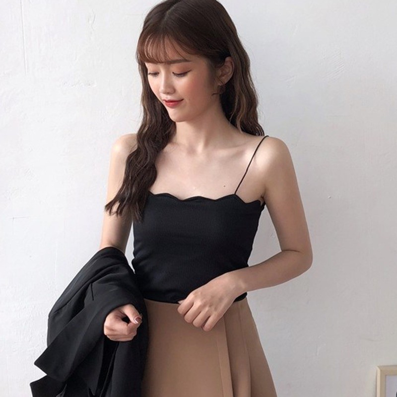 Áo dây mảnh dệt kim gợi cảm | BigBuy360 - bigbuy360.vn