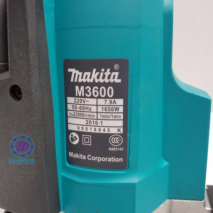 máy soi mộng gỗ makita M3600B 1650W - máy soi mộng makita 1650W - máy phay gỗ