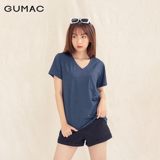 Áo thun cổ tim túi đắp ATA10100 GUMAC