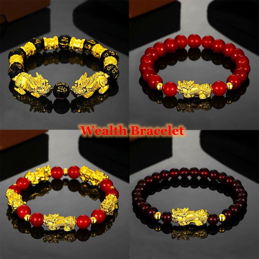 ESPO Vòng Đeo Tay Co Giãn Xâu Hạt Đen Làm Thủ Công