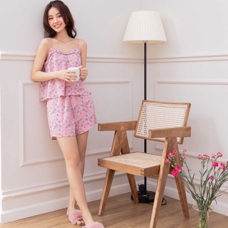 [O] VIBES Đồ bộ 2 dây Rosa Pink Straps Set
