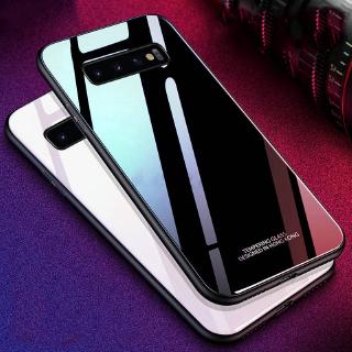 Ốp lưng kính cường lực viền mềm cho điện thoại Samsung Galaxy s10 5G S10